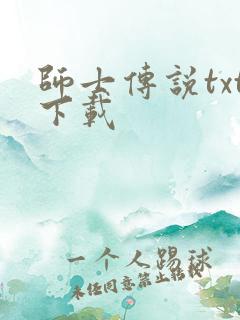 师士传说txt下载