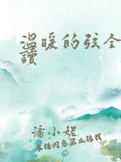 温暖的弦全文阅读