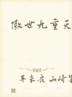 傲世九重天小说
