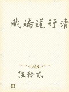 藏娇道行清浅
