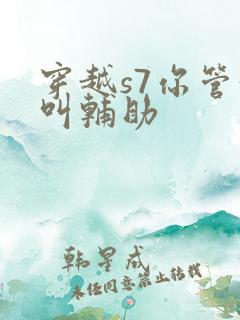 穿越s7你管这叫辅助