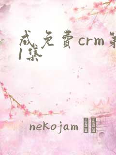 成免费crm第1集