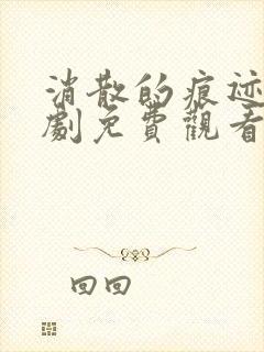 消散的痕迹电视剧免费观看完整版