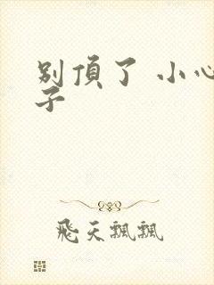 别顶了 小心孩子