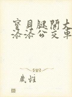 宝贝腿开大点我添添公交车