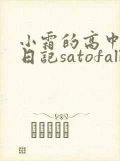 小霜的高中成长日记satofall