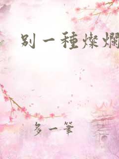 别一种灿烂生活