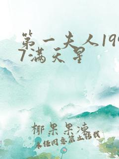 第一夫人1997满天星