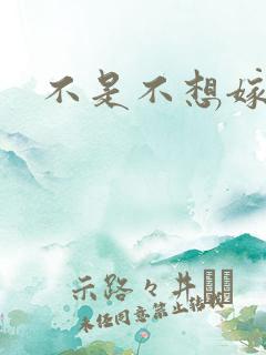不是不想嫁全集