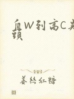 自W到高C夹枕头