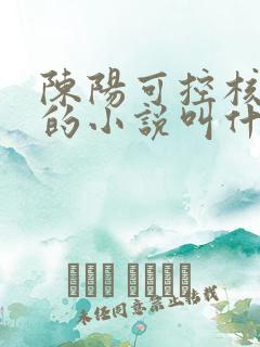 陈阳可控核聚变的小说叫什么名字