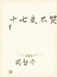 十七岁不哭txt