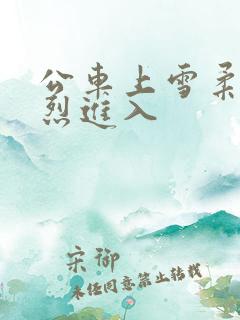 公车上雪柔被猛烈进入