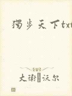 独步天下txt