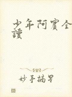 少年阿宾全本阅读