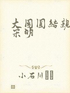 大团圆结亲情会宋明