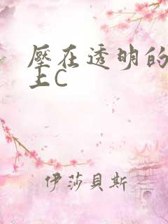 压在透明的玻璃上C