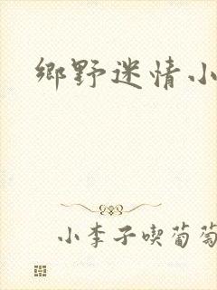 乡野迷情小村医