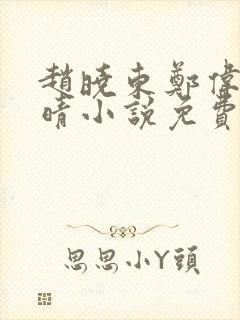 赵晓东郑伟吴雪晴小说免费阅读