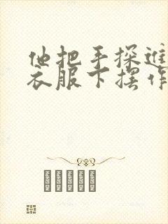 他把手探进我的衣服下摆作文