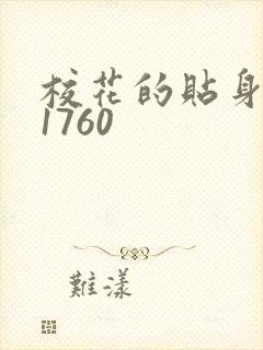 校花的贴身高手1760