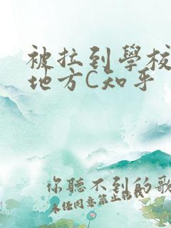 被拉到学校没人地方C知乎