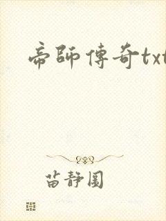 帝师传奇txt