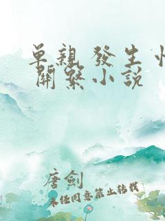 单亲 发生 性 关系小说