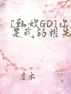 [韩娱GD]你是我的权先生