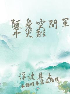 随身空间军婚三年灾难