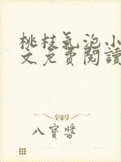 桃枝气泡小说全文免费阅读