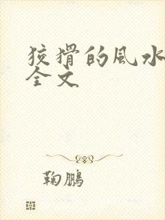 狡猾的风水相师全文