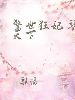 惊世狂妃 琴战天下