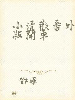 小清欢番外完整版开车