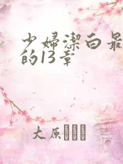 少妇洁白最刺激的13章