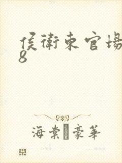 侯卫东官场笔记8