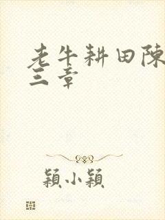 老牛耕田陈雪第三章