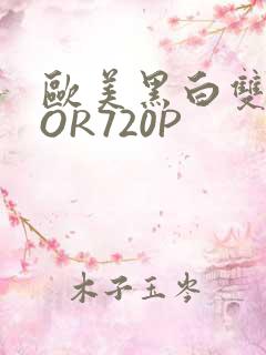 欧美黑白双插OOR720P