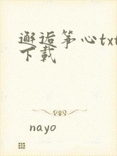 邂逅筝心txt下载