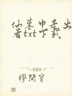 仙墓中走出的强者txt下载