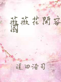 薇薇花开容颜倾国