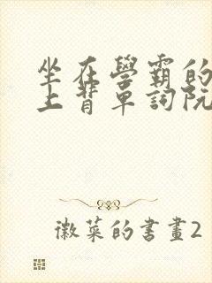 坐在学霸的棍子上背单词阮梅