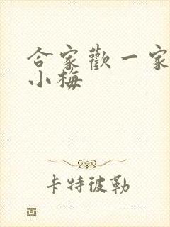 合家欢一家亲黄小梅