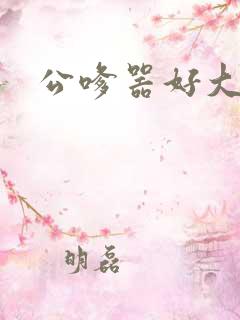 公嗲器好大好H
