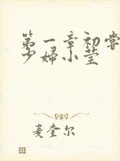 第一章初尝禁果少妇小莹