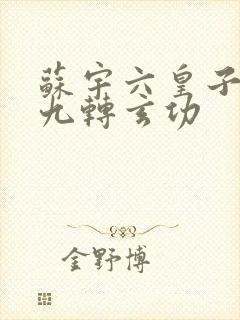 苏宇六皇子签到九转玄功