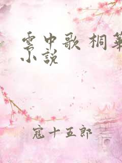 云中歌 桐华 小说