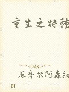 重生之特种军嫂