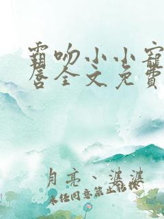 霸吻小小宠儿的唇全文免费阅读