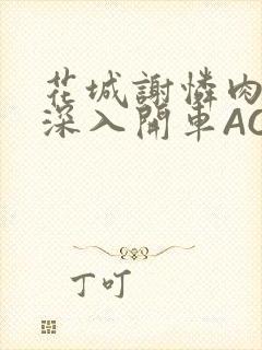 花城谢怜肉车长深入开车AO3